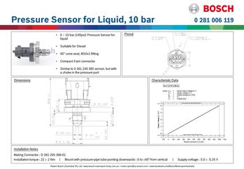 Bosch - Pressure Sensor